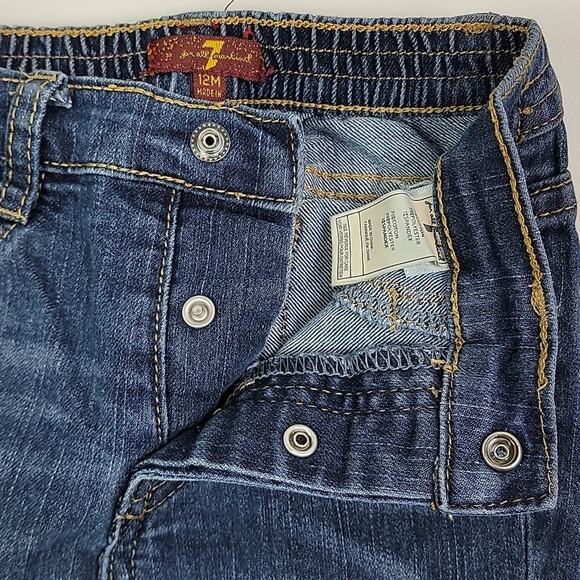 7 For All Mankind Denim Jeans and Lourdes Olaire Infantil Rabbit Sweater 12M - Picture 9 of 16